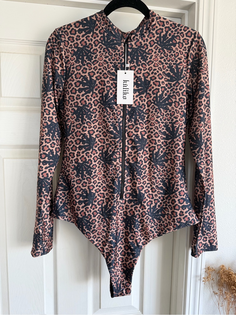 Kūliko Long Sleeve One Piece Bathing Suit